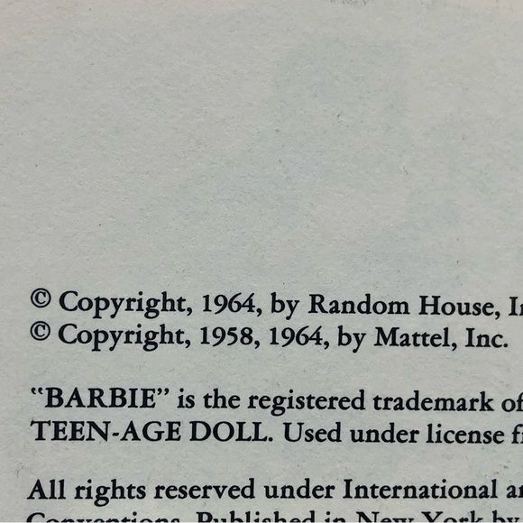 BARBIE’S SECRET Rare Vintage 1964 Hardcover Book - Picture 6 of 10